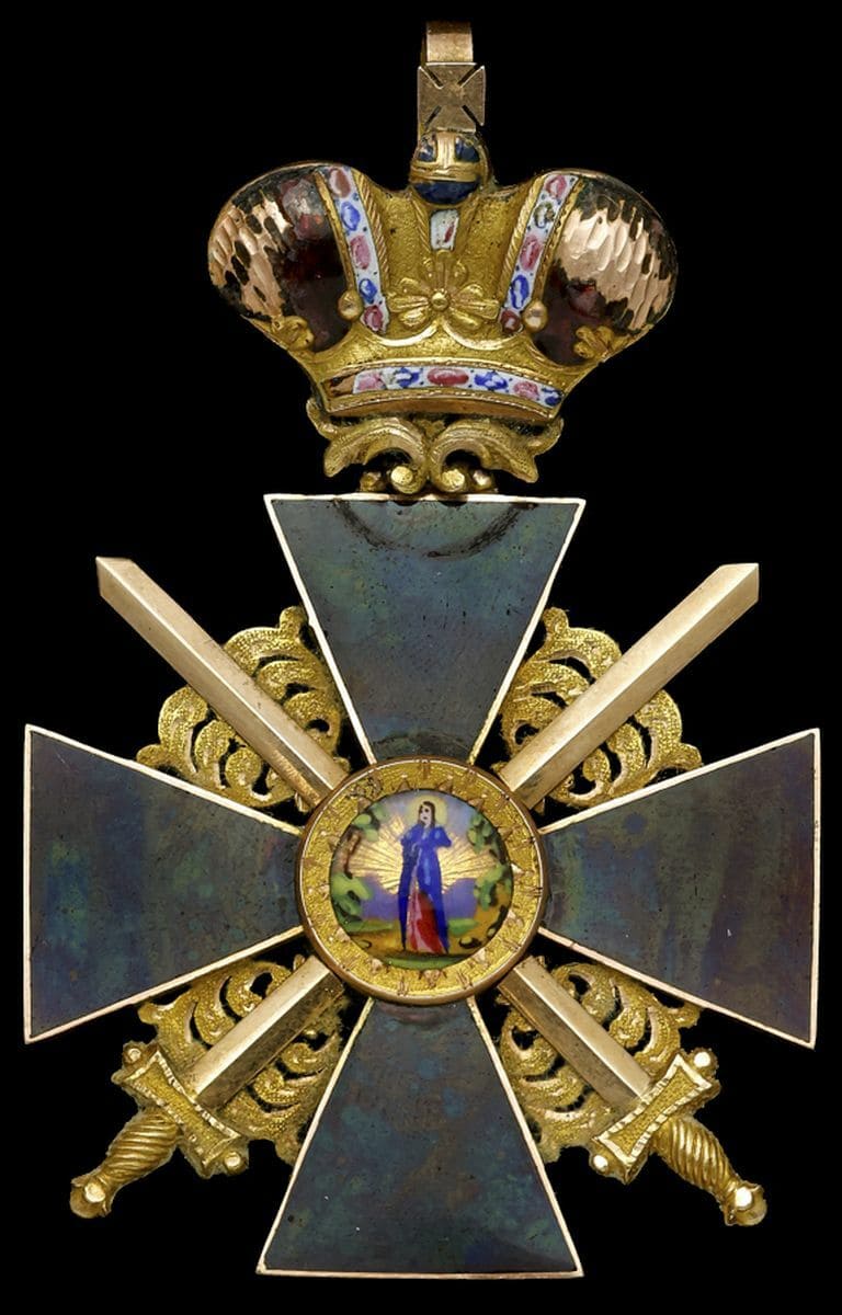 1-я степень ордена Святой Анны с императорской короной.jpg