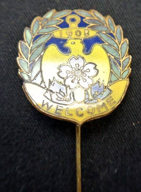 1908 Great White Fleet Japanese Welcome Pin.jpg