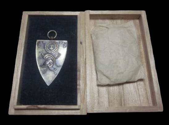 1929  Chosen Railway  Bureau Friendship Association Athletics Branch Watch Fob.jpg