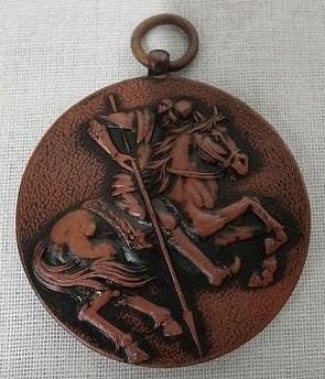 1930 Second High School Horse Riding Club Watch Fob 1930年第二高等学校乗馬部章.jpg
