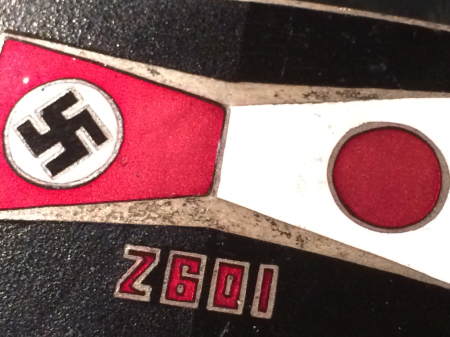 1941 Japan-German Handball ・ Hockey Competition Commemorative Belt Buckle-.jpg