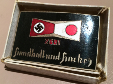 1941 Japan-German Handball   Hockey Competition Commemorative Belt Buckle.jpg