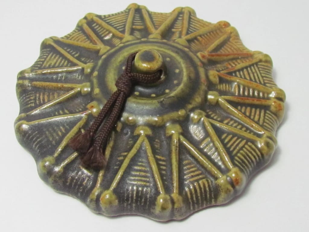 1942  Minister of War Commendation Commemorative Ceramic Paperweight.jpg
