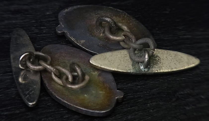 1948  Emperor Hirohito Visit to Kyushu Commemorative Cufflinks.jpg