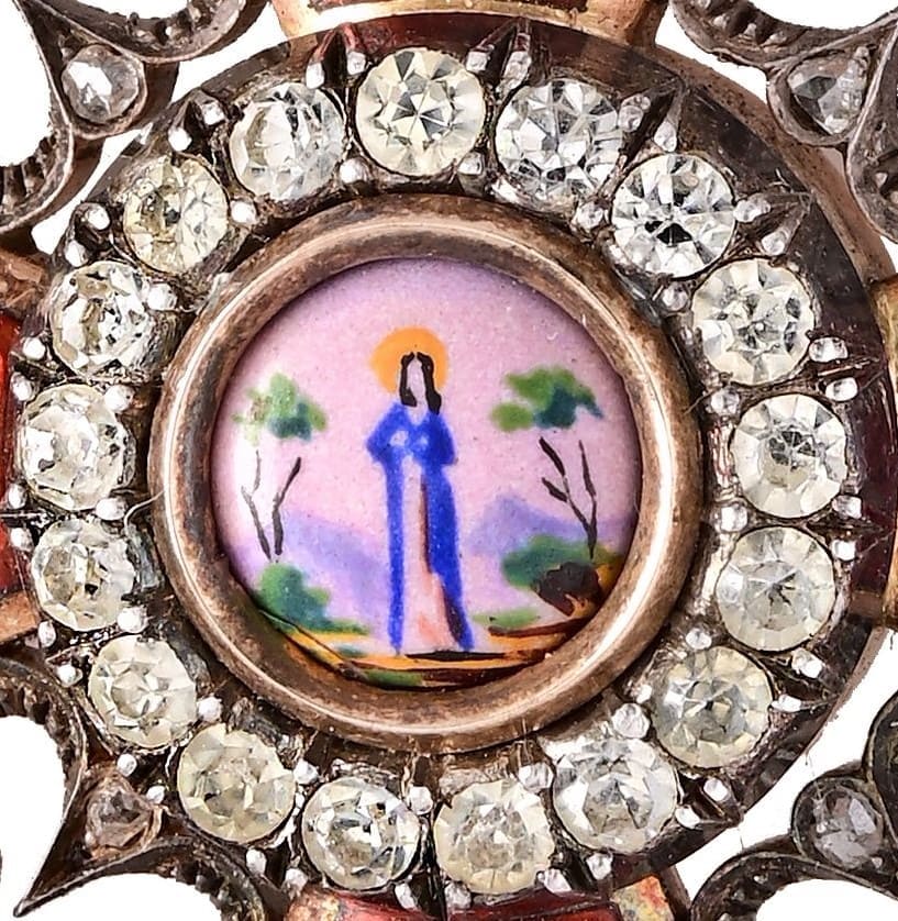 1st class cross of Saint Anna order with diamonds CB.jpg