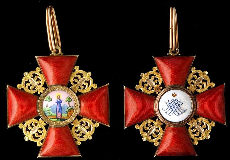 1st class Order of Saint Anna made by Ivan Vasilievich Osipov.jpg