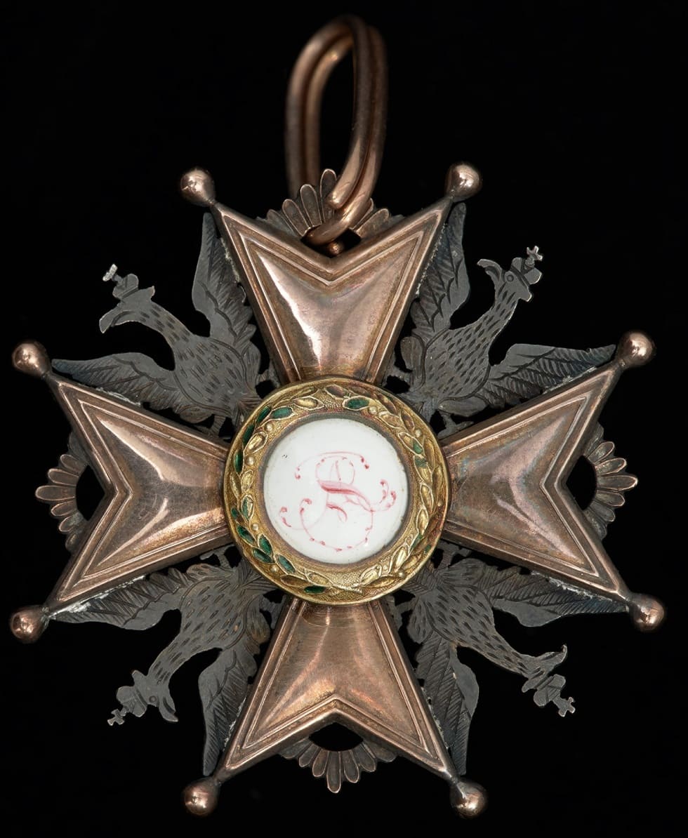 1st class  Order of Saint Stanislaus awarded in 1829 to General Franciszek Morawski.jpg