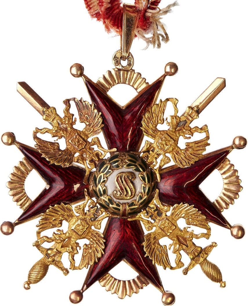 1st class Order of Saint Stanislaus made by made by Moscow workshop IV ИВ.jpg
