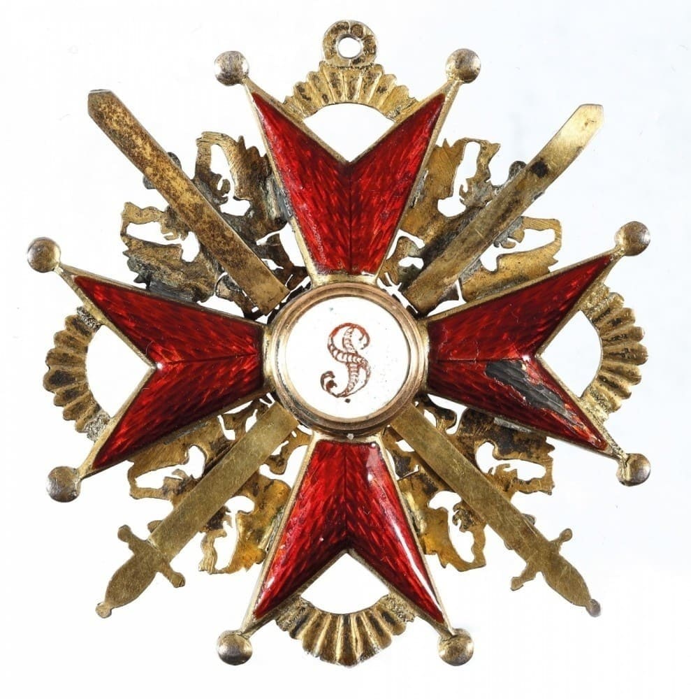 1st class Order of Saint  Stanislaus made by made by Moscow workshop IV ИВ.jpg