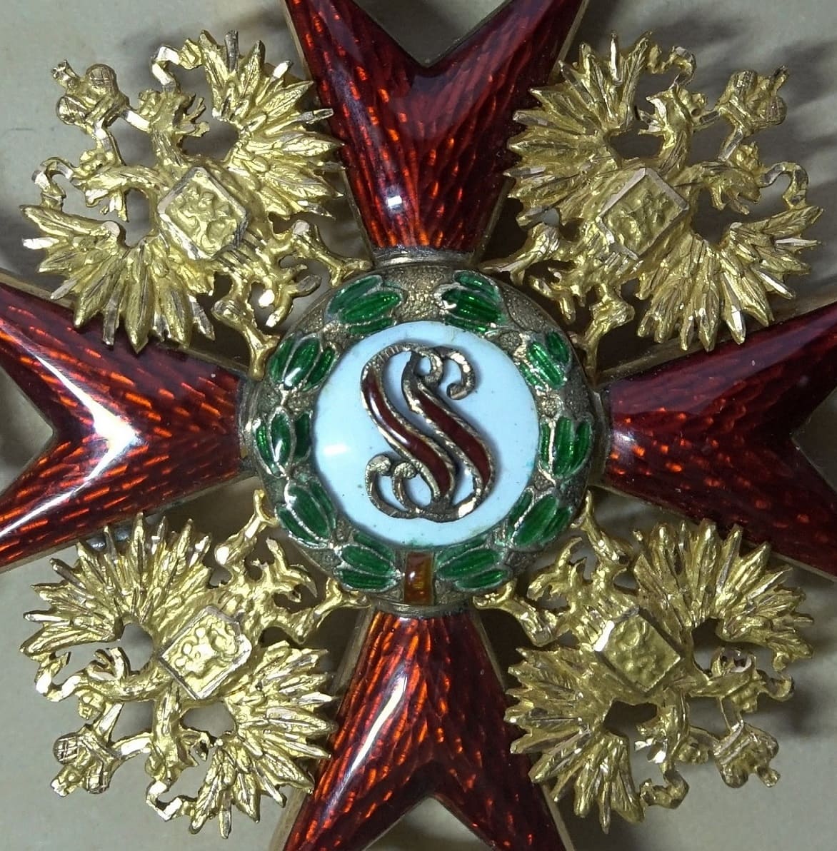 1st class Order of Saint Stanislaus  made by St. Petersburg workshop ГП.jpg