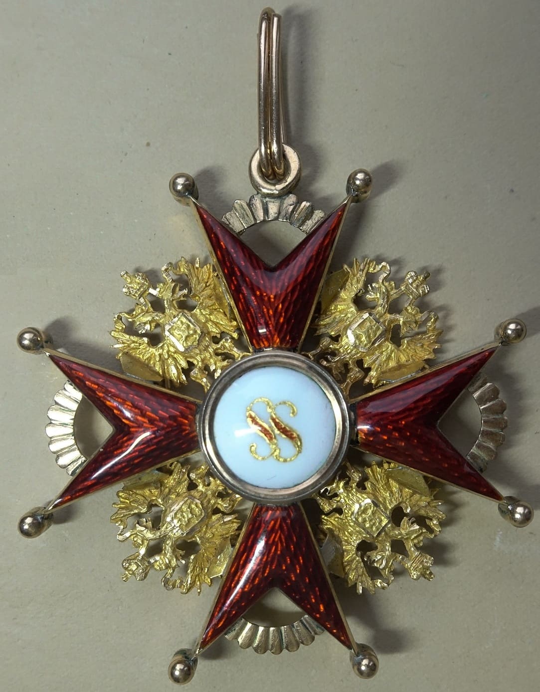 1st class  Order of Saint Stanislaus  made by St. Petersburg workshop ГП.jpg
