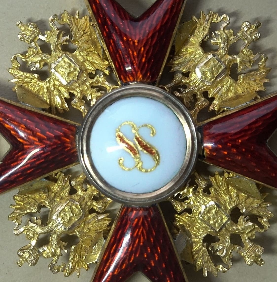 1st class Order of Saint Stanislaus made  by St. Petersburg workshop ГП.jpg