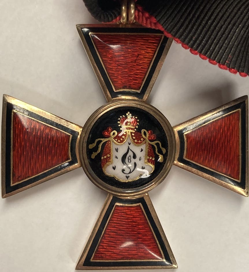 1st class Order of Saint Vladimir made by  St.Petersburg workshop AR..jpg