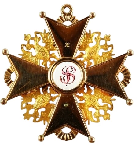 1st class  Order  of St.Stanislaus made by Wilhelm Keibel WK .jpg