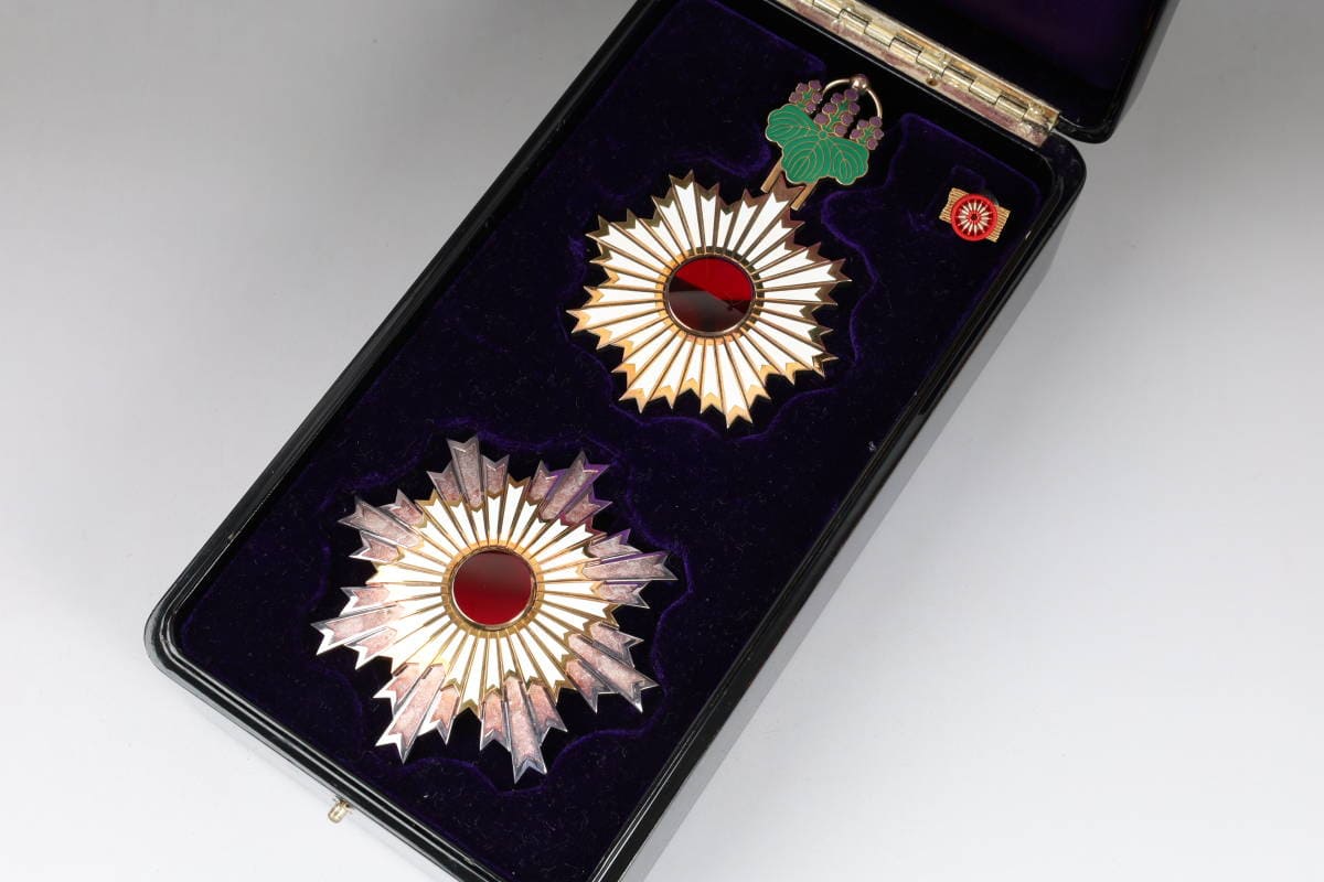 1st class Rising Sun order posthumously awarded to  Lieutenant- General Tomosaburō Shimada.jpg