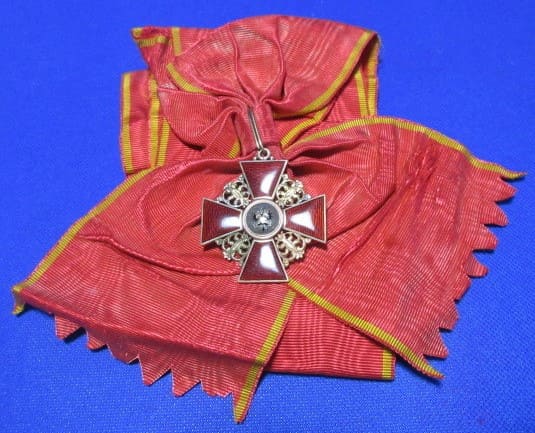 1st class Saint Anne Order for  Non-Christians of Admiral Togo Heihachiro.jpg