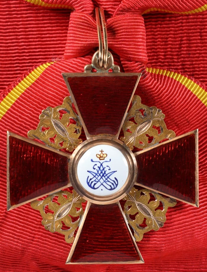 1st class St.Аnna order of late iconography  made by Albert Keibel.jpg