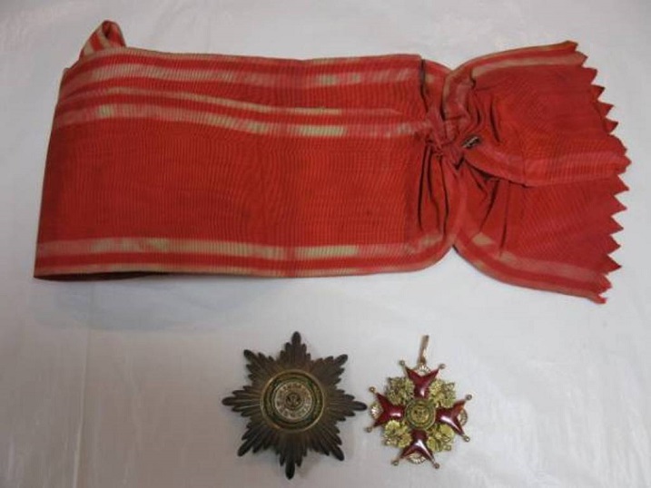 1st class St.Stanislaus    Order for Non-Christians awarded to General Masataro Fukuda.jpg