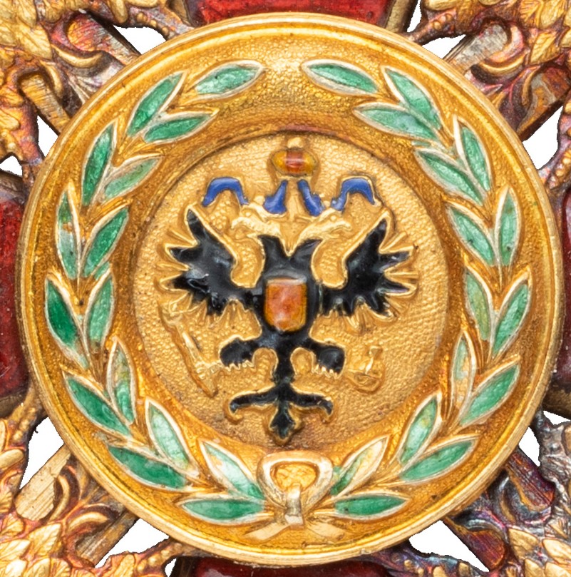 1st class St. Stanislaus Order  for Non-Christians with Swords  made by Eduard.jpg