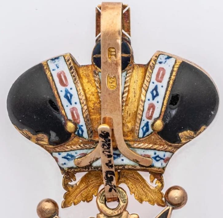 2 class  Order of Saint Stanislaus with Imperial Crown made by  Ivan  Osipov И.О.jpg
