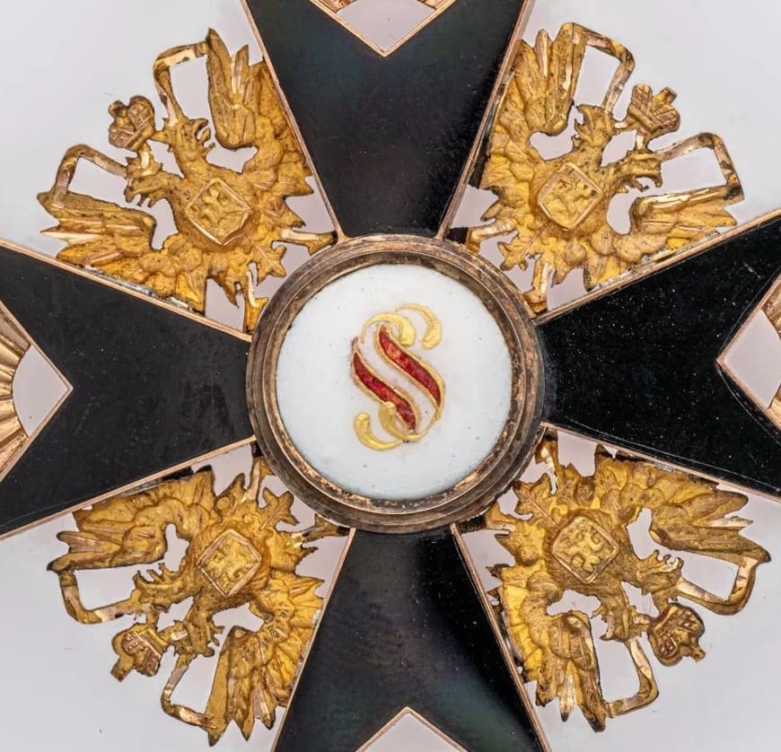 2 class  Order of Saint Stanislaus with Imperial  Crown made by Ivan  Osipov И.О.jpg