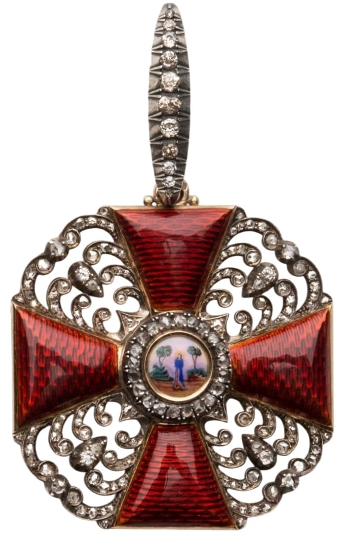 2nd class cross  of Saint Anna order with diamonds CB.jpg