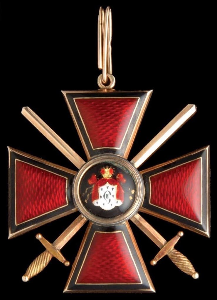 2nd class cross of Saint Vladimir order of Vice-Admiral Oskar Ludvig Starck.jpg