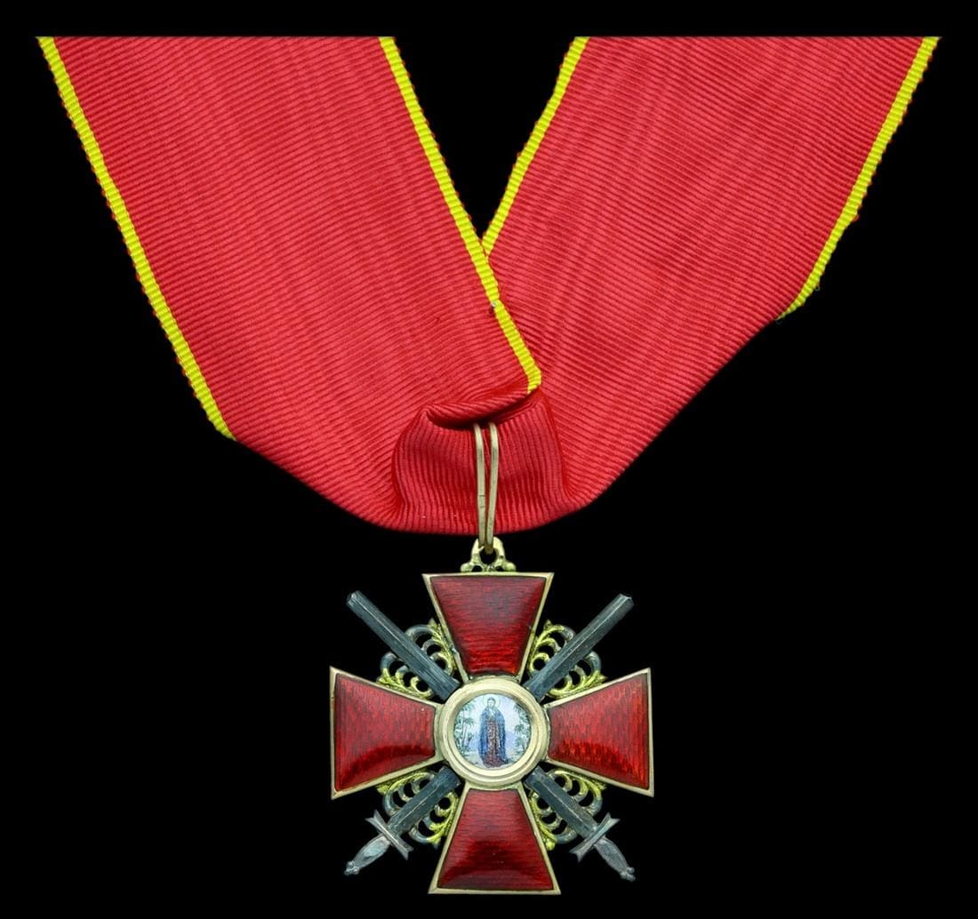 2nd class cross with swords awarded to Admiral Vivian Henry Gerald Bernard.jpg