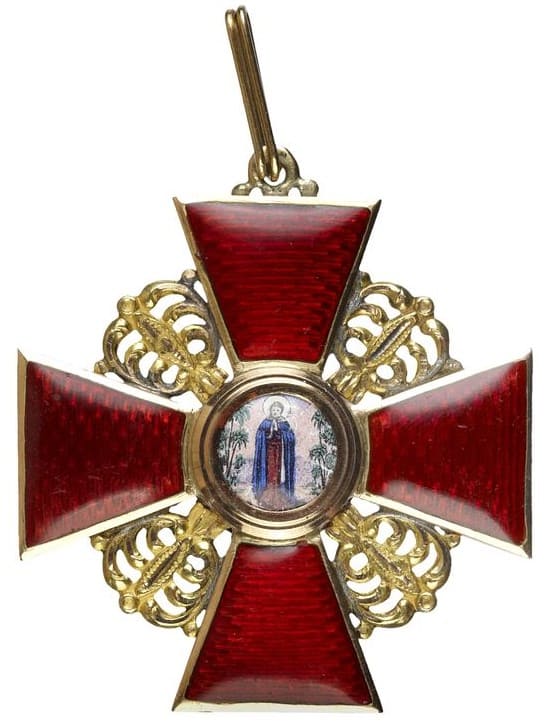 2nd class  Order  of Saint Anna made in gold by Eduard.jpg