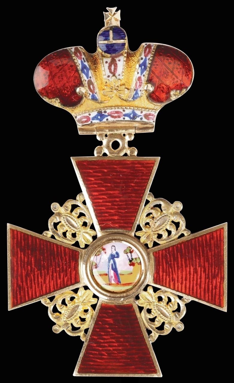 2nd class Order of Saint Anna with Imperial Crown made by Johann Wilhelm Keibel.jpg
