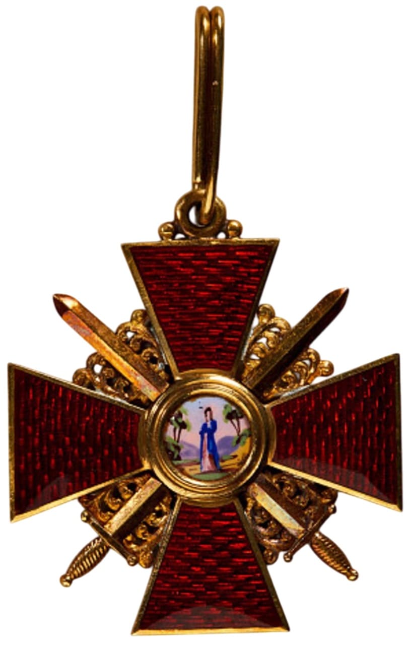 2nd class order of  Saint Anna with  swords Samuel Arndt.jpg