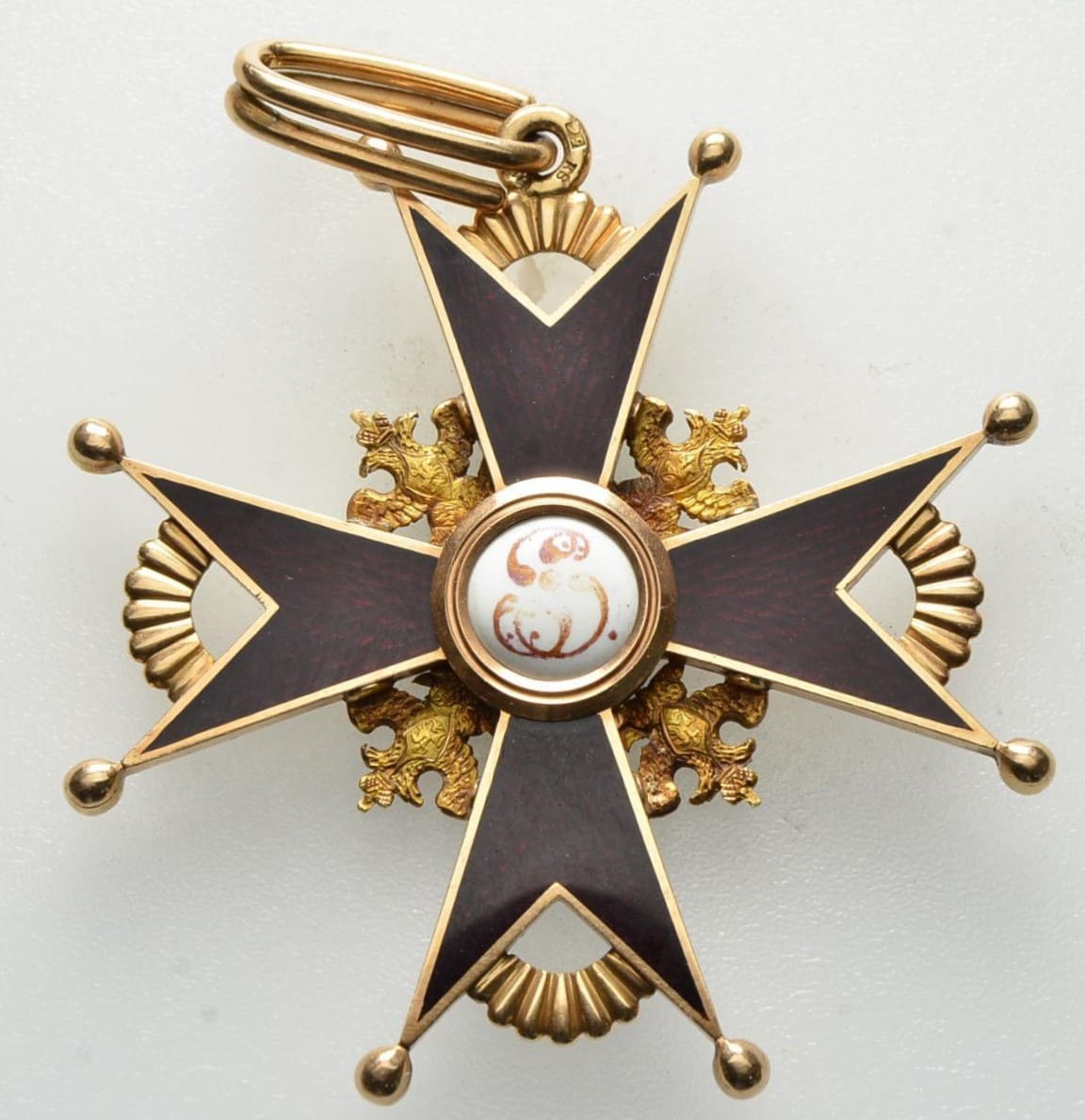 2nd class Order  of Saint Stanislaus made by Karl  Shubert KS workshop.jpg