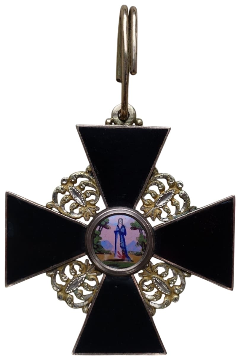 2nd class Order of St. Anna with flat black dark cherry enamel-copy-0.jpg