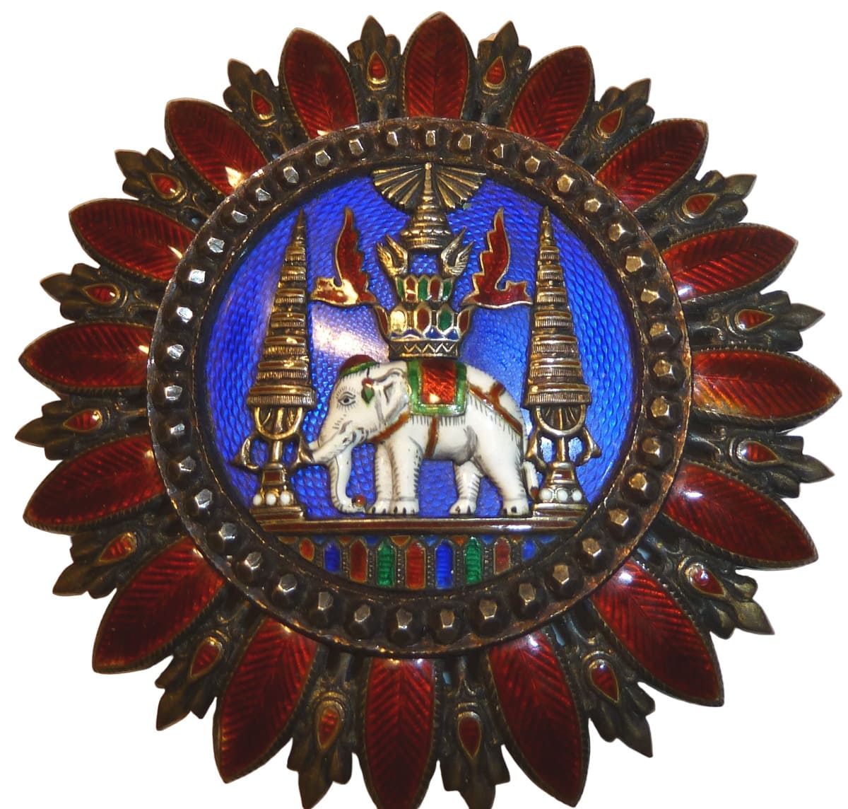 2nd class Order of White Elephant awarded in 1909 to Prussian Infantry General.jpg