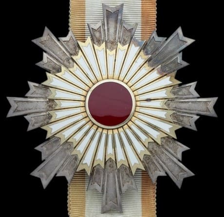 2nd class  Rising Sun order awarded in 1894 to Captain John Matthews James.jpg