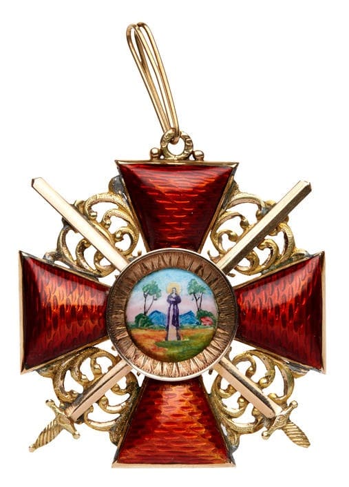 2nd class Saint Anna order cross with swords  Г.П.jpg