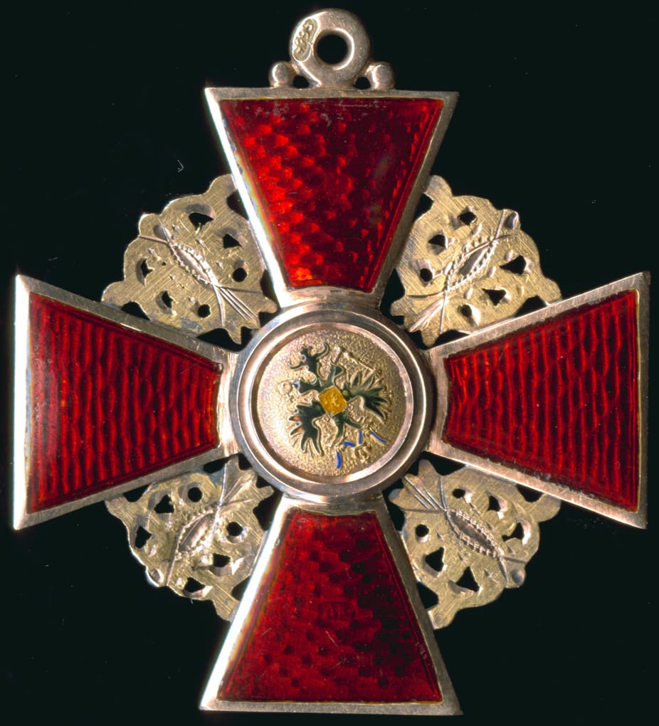 2nd class  St.Anna Order for Non-Christians made by Albert Keibel AK workshop.jpg