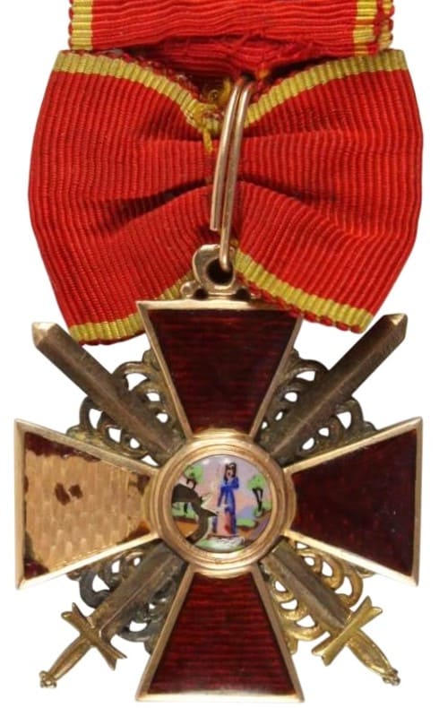 3rd class cross of Saint Anna order with swords IK.jpg