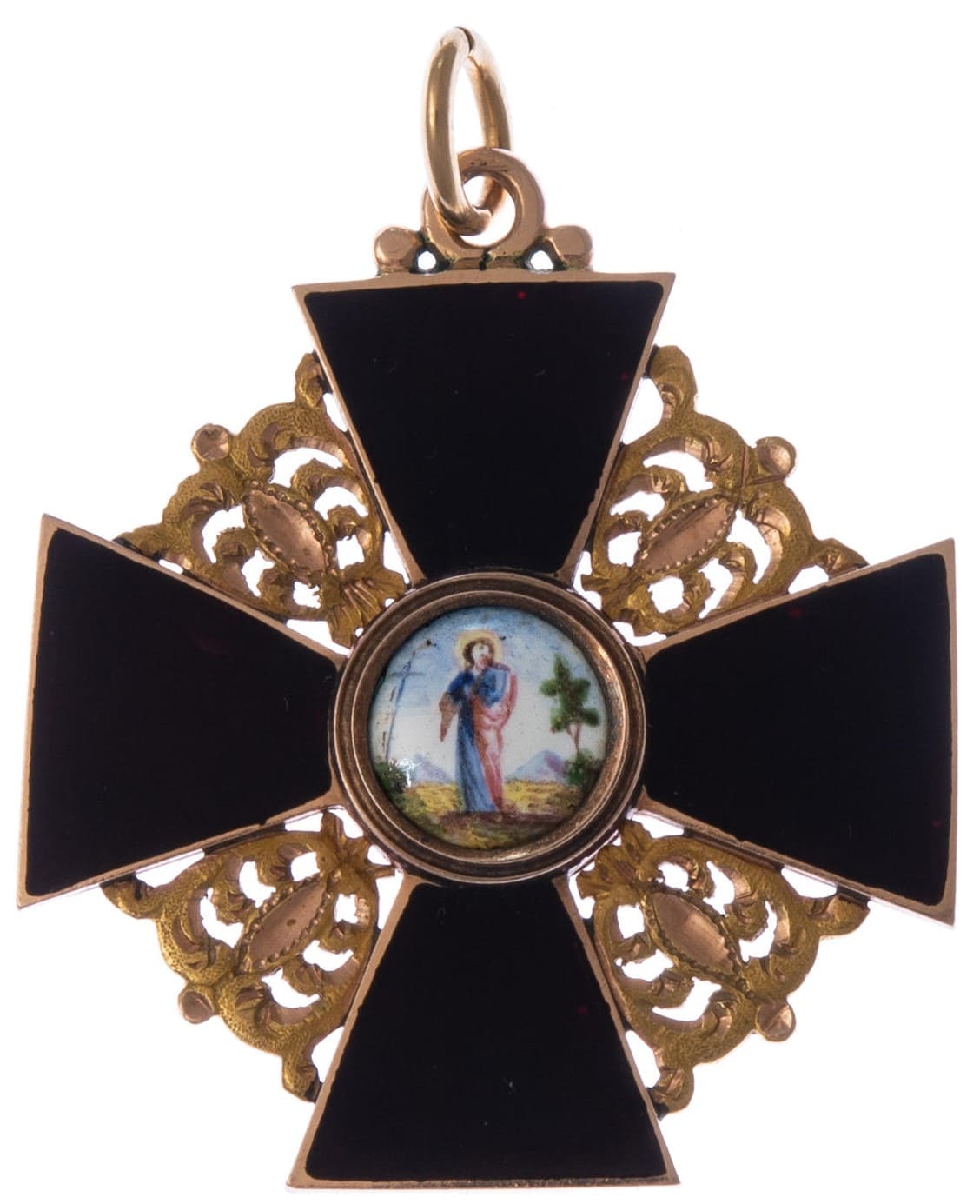 3rd class cross of Saint Anna with flat black enamel.jpg