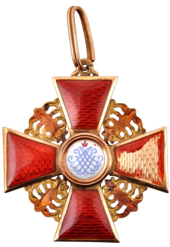 3rd class Order  of Saint Anna made in gold by Eduard ВД.jpg