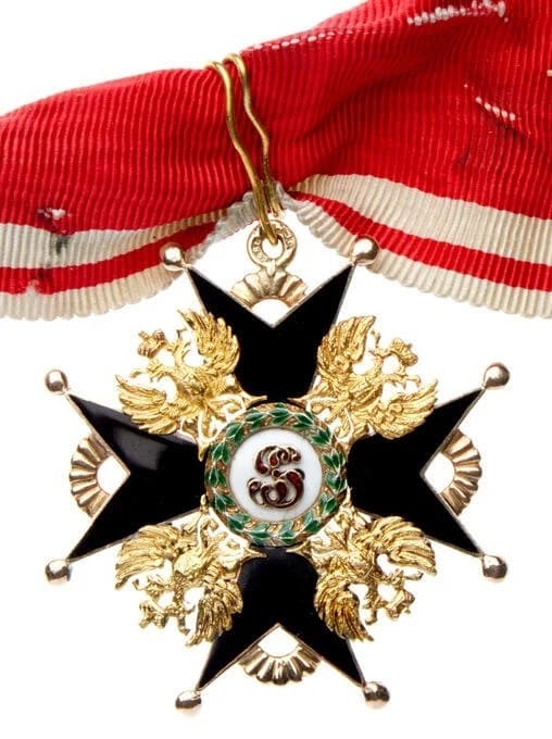 3rd class Order of Saint Stanislaus made by Pavel Andreev.jpg