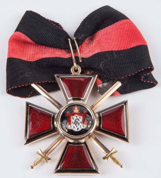3rd class Order of Saint Vladimir  with swords made by Dmitriy Osipov workshop.jpg