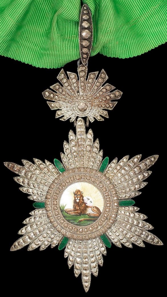 3rd class Order  of the Lion and Sun made by Gustave Wolfers.jpg
