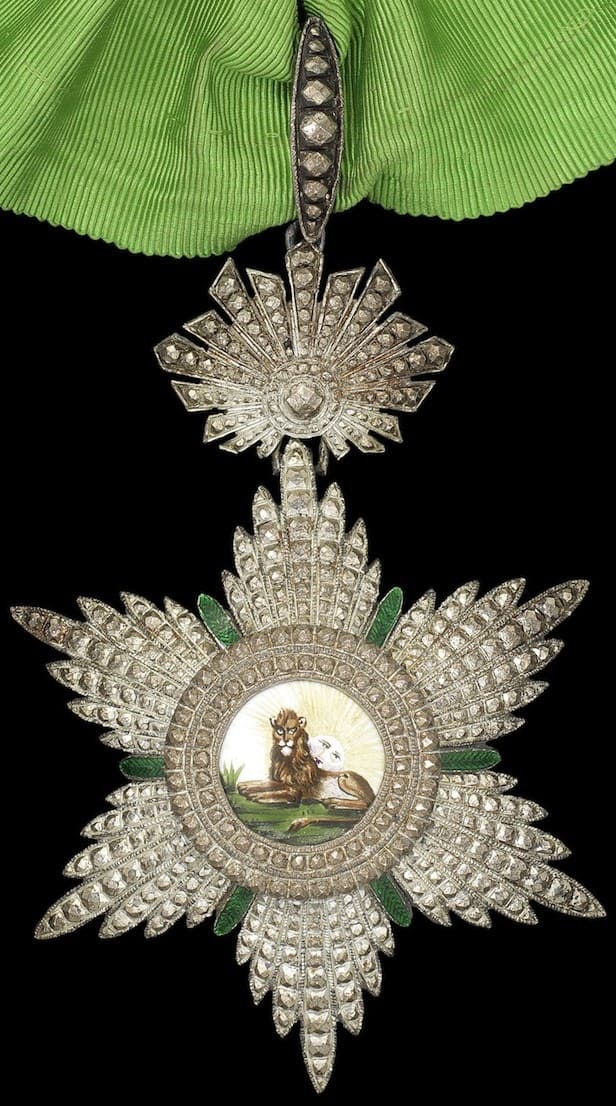 3rd class Order  of the Lion and Sun made by Gustave Wolfers.jpg
