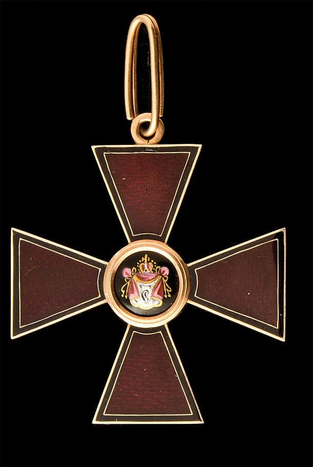 3rd class Saint Vladimir order cross made by Carl Siewers.jpg