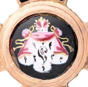3rd class Saint Vladimir order cross  with dark flat red black enamel.jpg