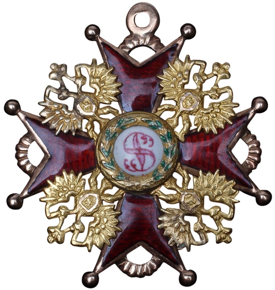 3rd class St. Stanislaus  order cross from 1904+ time period.jpg