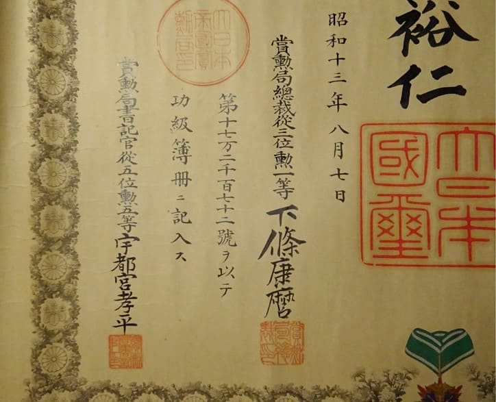 3rd class_Golden_Kite order awarded posthumously for the 1938.jpg