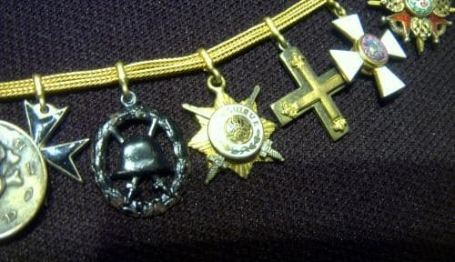 4th class cross inside of the  medal  bar of unknown German Freikorps veteran..jpg