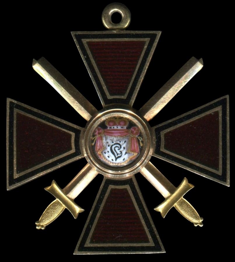 4th class cross of Saint Vladimir order with black enamel and swords.jpg